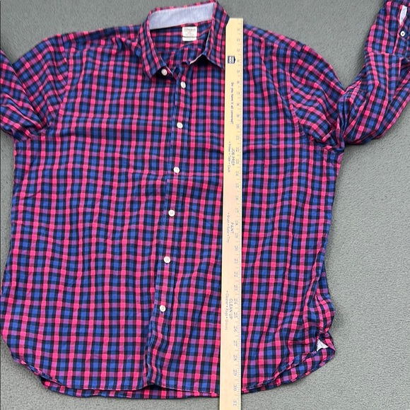 Bonobos Blue & Pink Gingham Check Shirt | Men's XXL - Picture 8 of 11